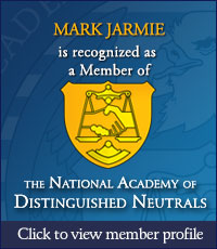 National Academy of Distinguished Neutrals - Mark Jarmie